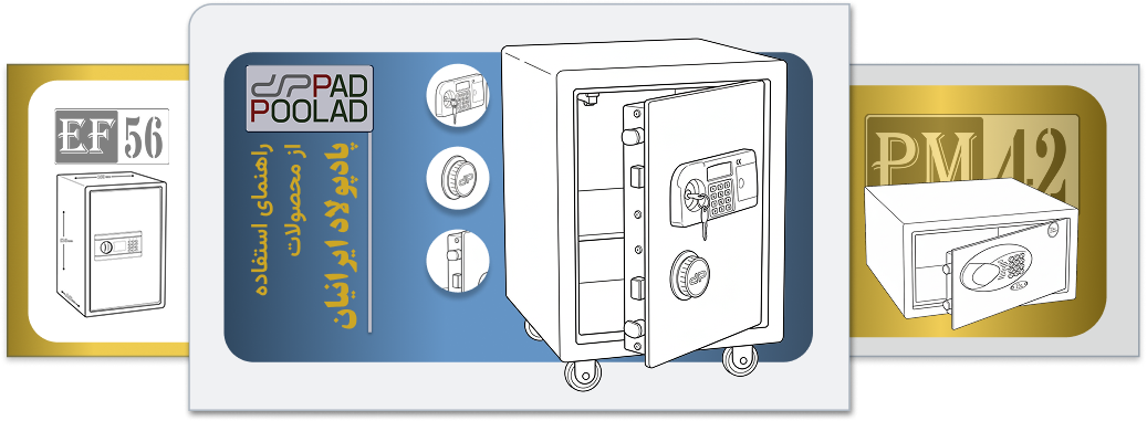 راهنمای استفاده از صندوق ‌نسوز و سیف‌‌باکس‌های پادپولاد ایرانیان